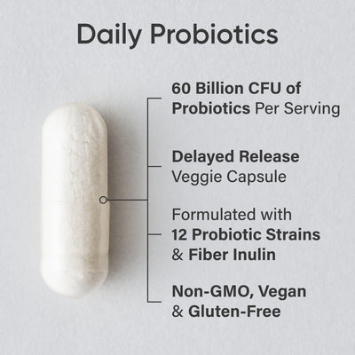 Probiótico 60 mil millones (30 cápsulas vegetales) - Sports Research
