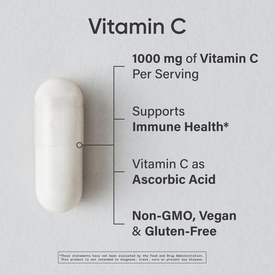 Vitamin C 1000MG 240 Cápsulas Apoyo Antioxidante - Sports Research