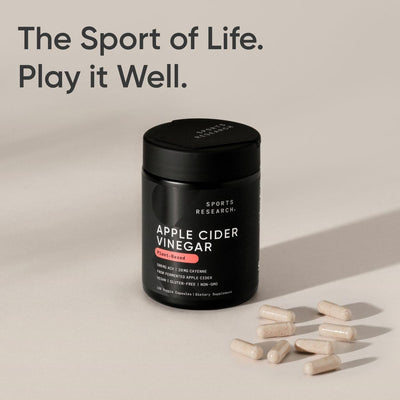 Vinagre de sidra de manzana 520MG 120 cápsulas vegetales - Sports Research
