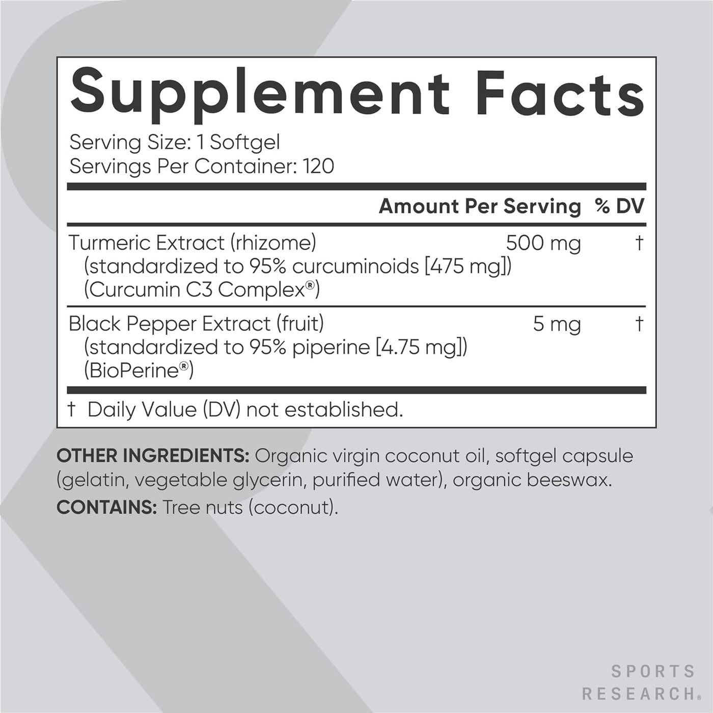 C3 Complex - Cúrcuma Curcumina 500MG