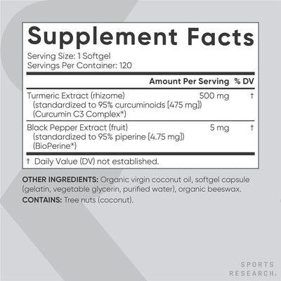 C3 Complex - Cúrcuma Curcumina 500MG