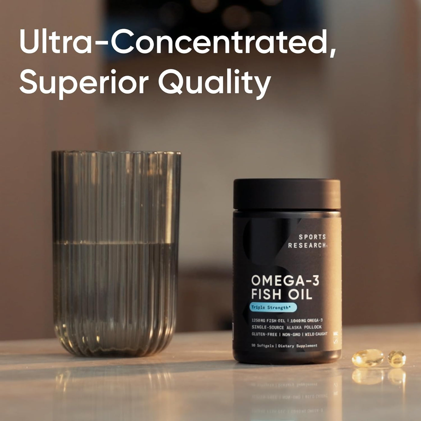 Alaskan Omega-3 EPA y DHA 90 cápsulas blandas - Sports Research
